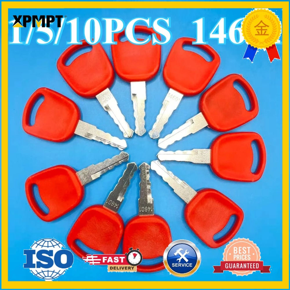 Heavy Equipment Grader - 1/5/10PCS RED14601 Keys For New Holland