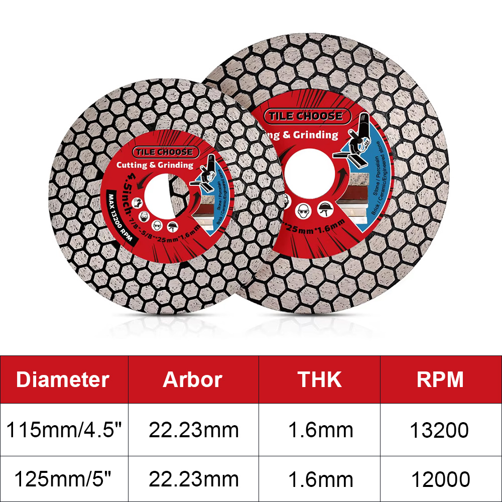 Brick Cutting Saw - D115mm/125mm Diamond Blade Diamond Cutting Disc