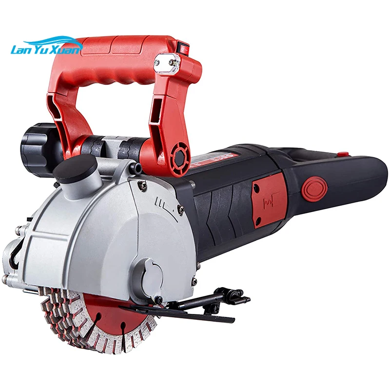 Brick Cutting Saw - 110/220v Wall Grooving Cutting Machine Slotting
