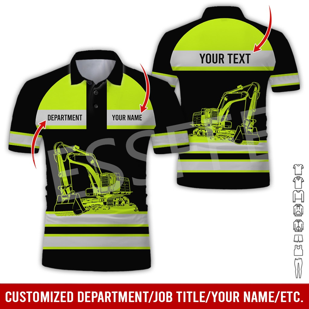 Heavy Equipment Operator - Custom Name Cosplay Crane Heavy Equipment
