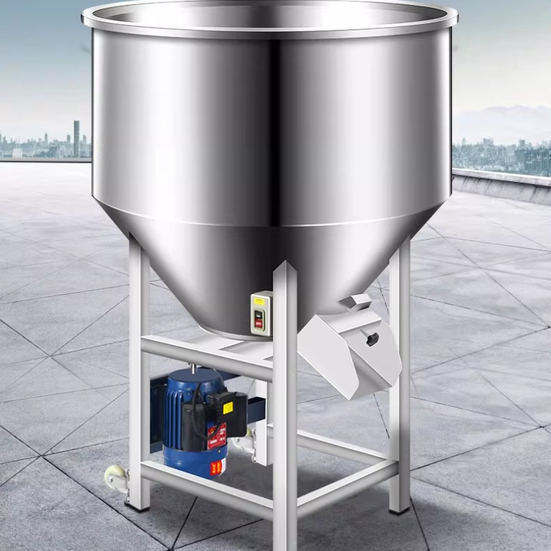 Heavy Equipment Mixer - Heavy-Duty 304 Stainless Steel Feed Mixer: