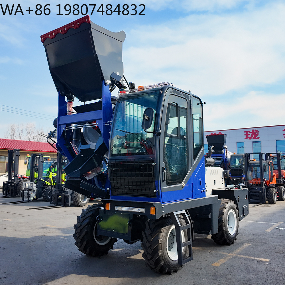 2.6CBM Heavy Duty  Self Loadin - Heavy Equipment Mixer ulasan dan harga