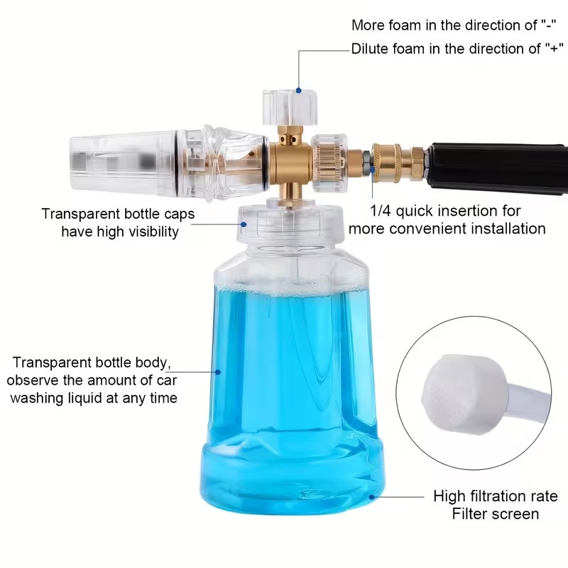 Heavy Duty 1L Car Foam Sprayer - Heavy Equipment Engineering ulasan dan harga