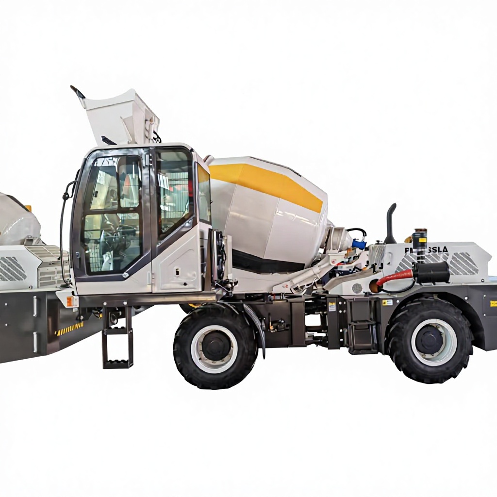 2.6m³ Self Loading Concrete Mi - Heavy Equipment Mixer ulasan dan harga
