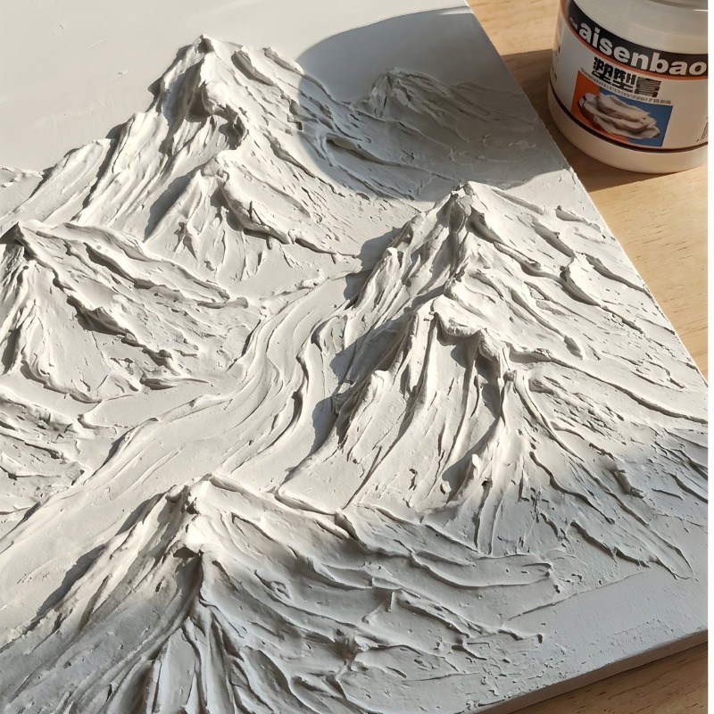 500g Acrylic Modeling Paste Cr - Heavy Equipment Painting ulasan dan harga