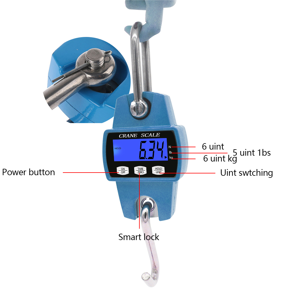 Digital Crane Scale 200kg 300k - Heavy Equipment Grader ulasan dan harga