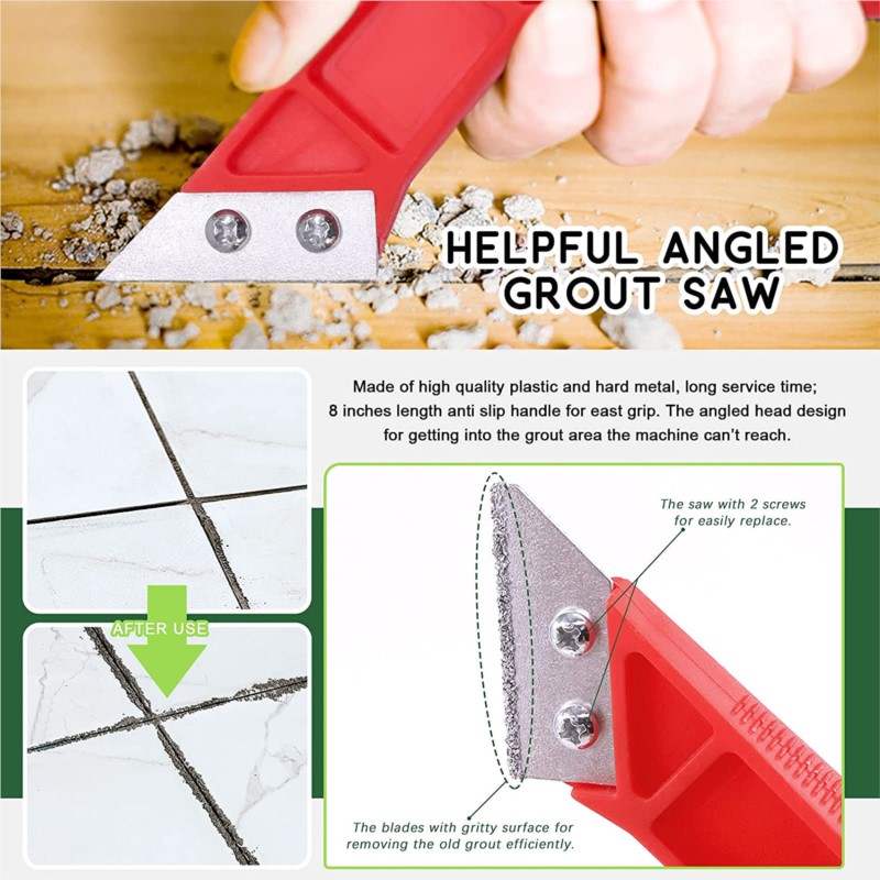 Grout Removal Tools 22 Pcs  Se - Brick Cutting Saw ulasan dan harga