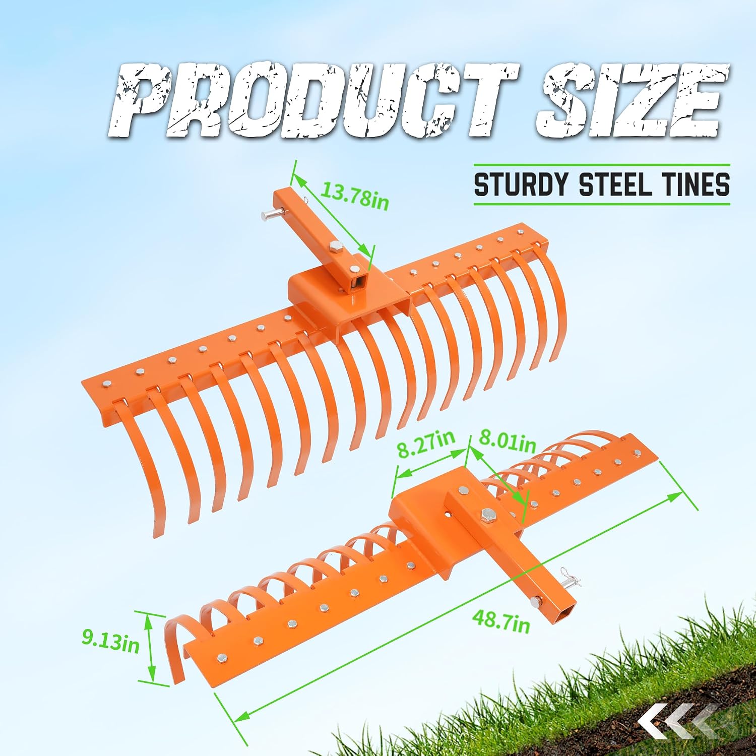 Landscape Rake Tow Behind Gard - Heavy Equipment Landscaping ulasan dan harga