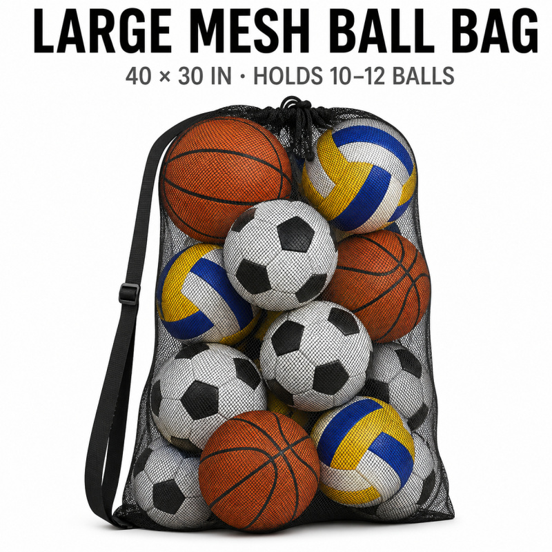 Heavy Duty Mesh Ball Bag Large - Heavy Equipment Management ulasan dan harga